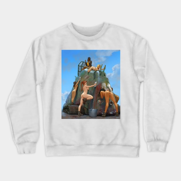 Car Wash Crewneck Sweatshirt by stevenstahlberg